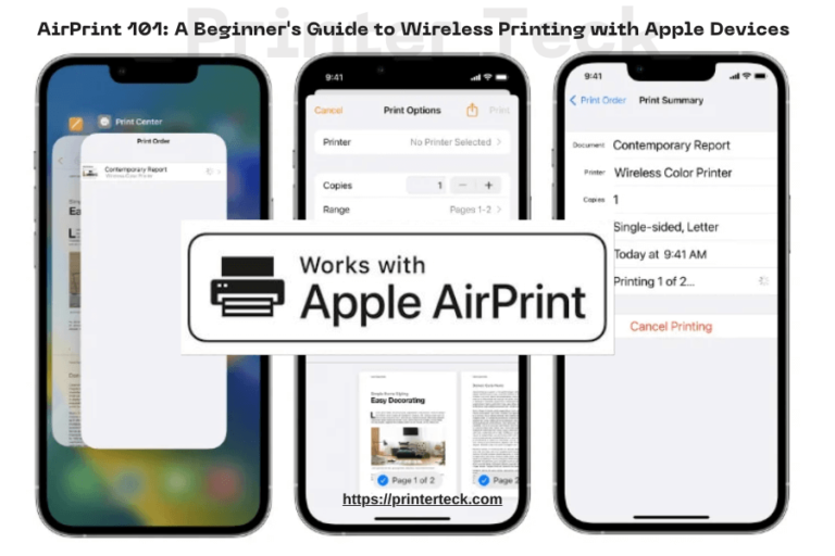 AirPrint 101: A Beginner’s Guide to Wireless Printing with Apple Devices