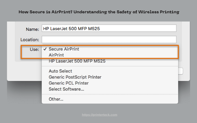 How Secure is AirPrint
