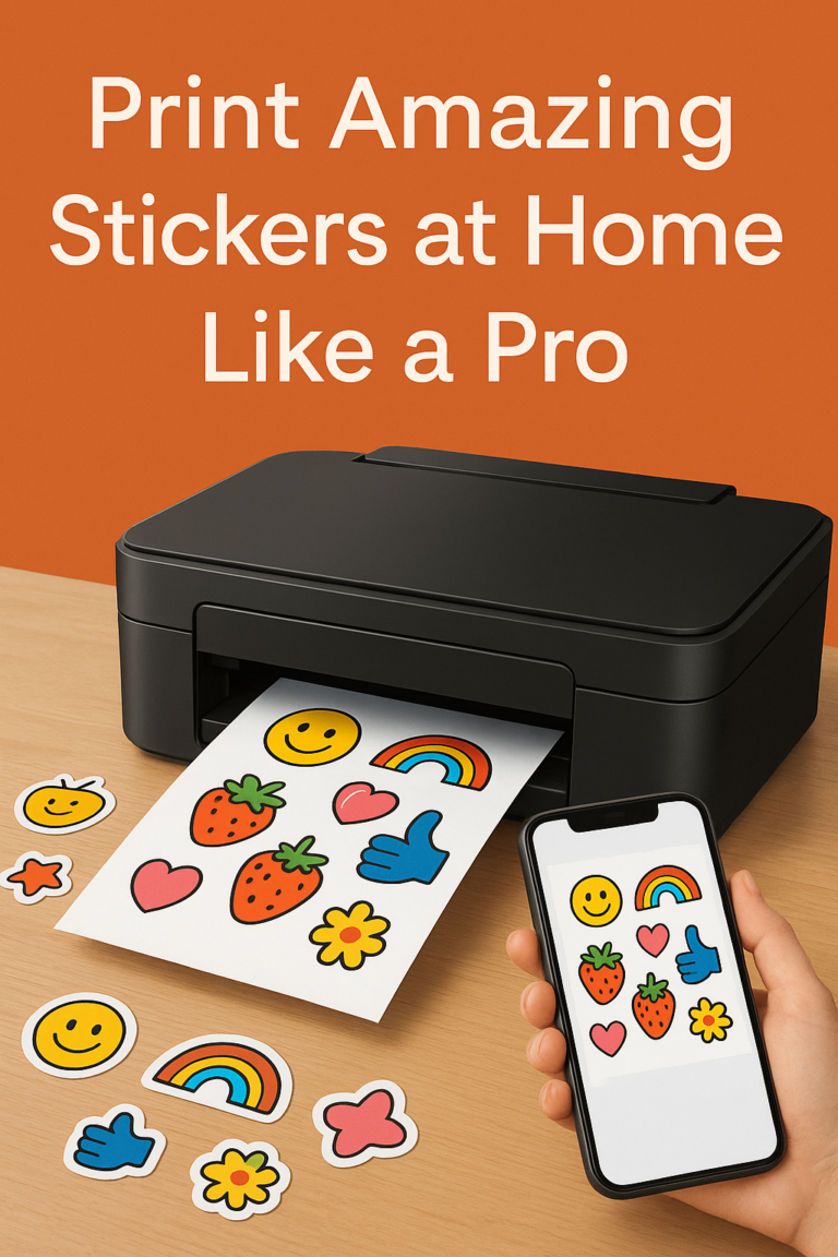 Print Amazing Stickers at Home Like a Pro