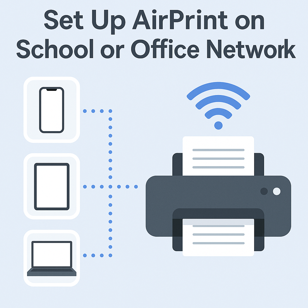 Set Up AirPrint on School or Office Network
