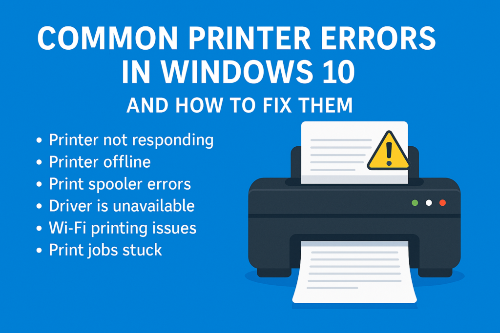 Common Printer Errors in Windows 10 and How to Fix Them