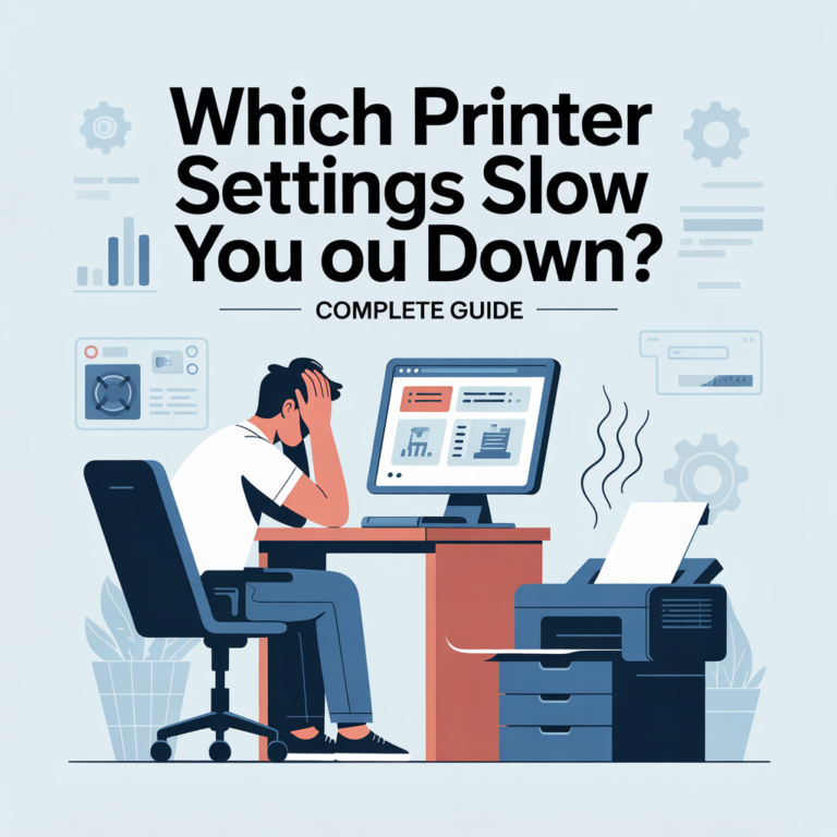 Which Printer Settings Slow You Down Complete Guide