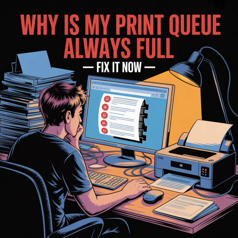 Why Is My Print Queue Always Full? Fix It Now