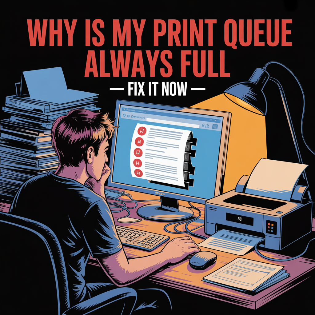 Why Is My Print Queue Always Full? Fix It Now