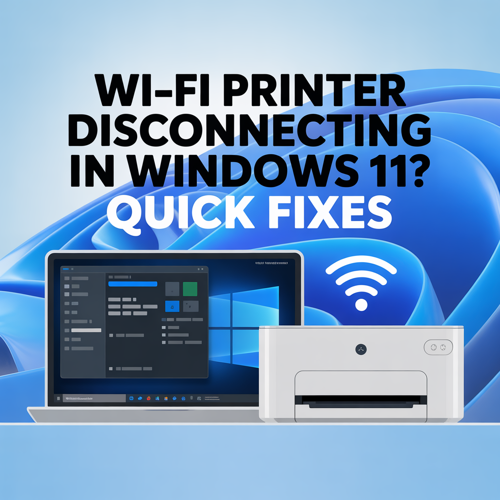 Wi-Fi Printer Disconnecting in Windows 11 Quick Fixes