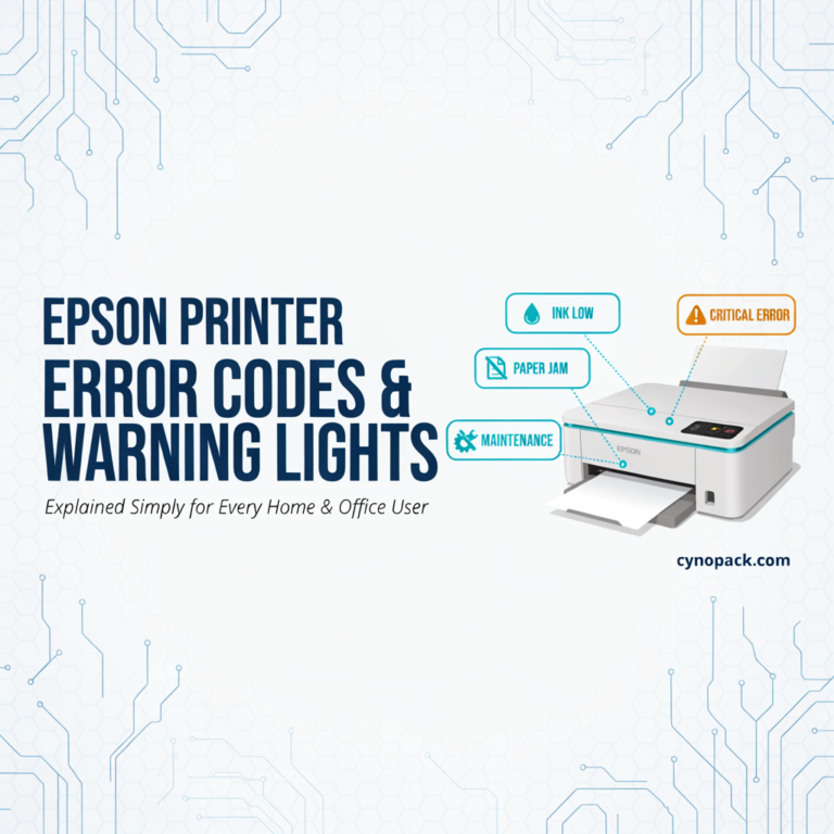Epson Printer Error Codes & Warning Lights Explained